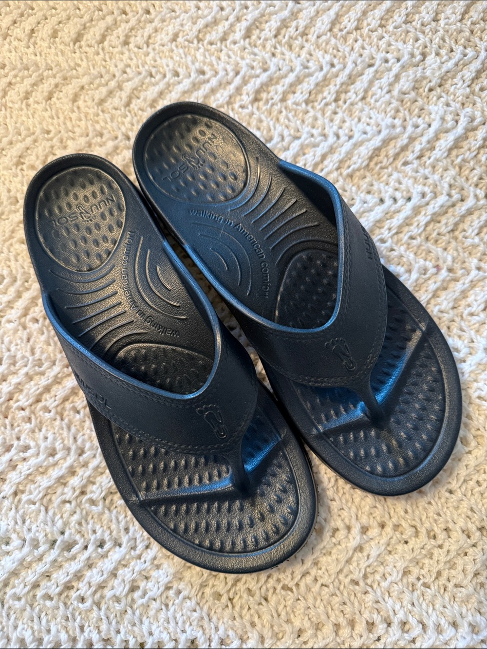 Nuusol Flip Flops in Dark Teal - Unisex